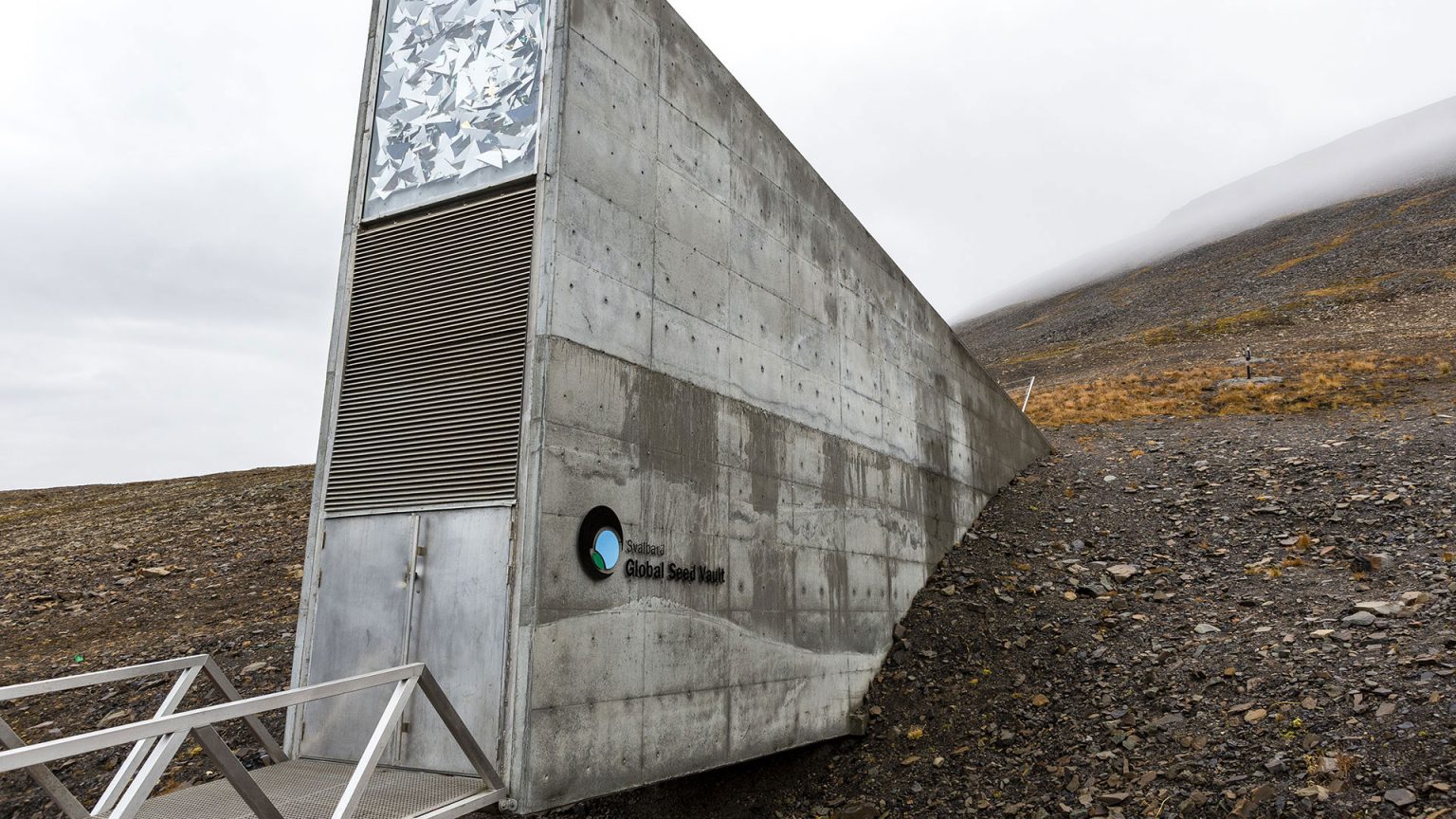 Safe and secure long-term storage of seed from the whole world at the Svalbard Global Seed Vault